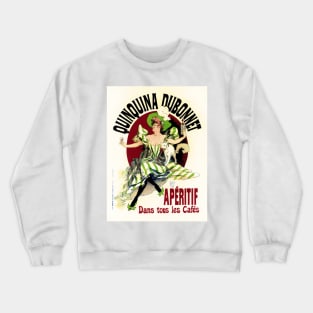 QUINQUINA DUBONNET Aperitif Liqueur by Jules Cheret Vintage French Crewneck Sweatshirt